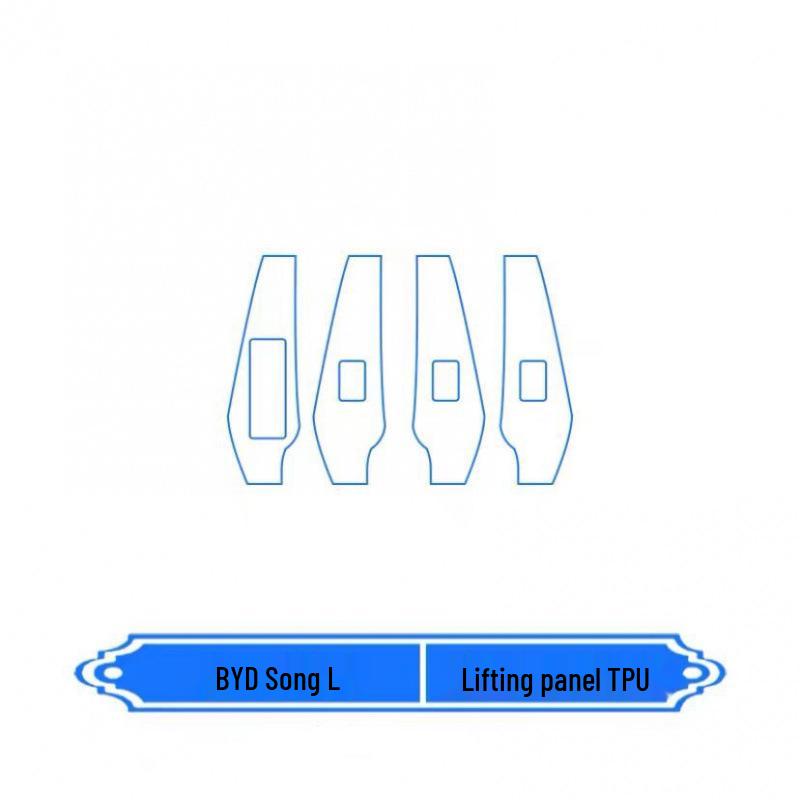 BYD Song L-EV Center Console TPU Interior Protection Film (2024-25 Model)