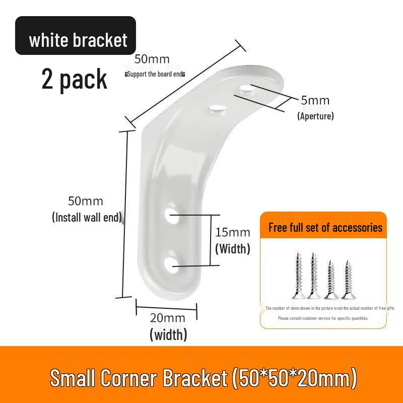 Rongyu Heavy-Duty L-Shaped Triangular Shelf Brackets