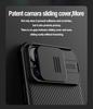 Nillkin Striped Case for iPhone 15 Pro Max 14 Plus 13 Mini 12 with Slide Camera Cover Protector Hard PC+TPU Phone Cover