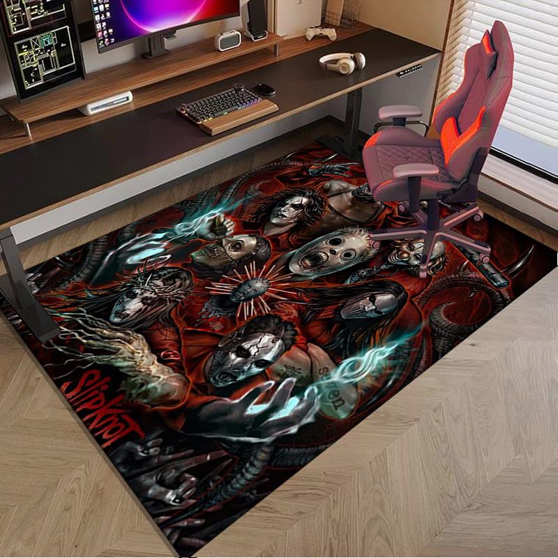 Rock music Slipk-not  Carpet, Chair Rug,Rug for Office Bedroom living rooms, Doormat decor Fan Gift Christmas Gift