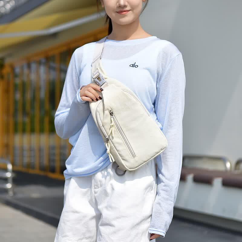 XinJingZhou Unisex Splash-Proof Crossbody Chest Bag
