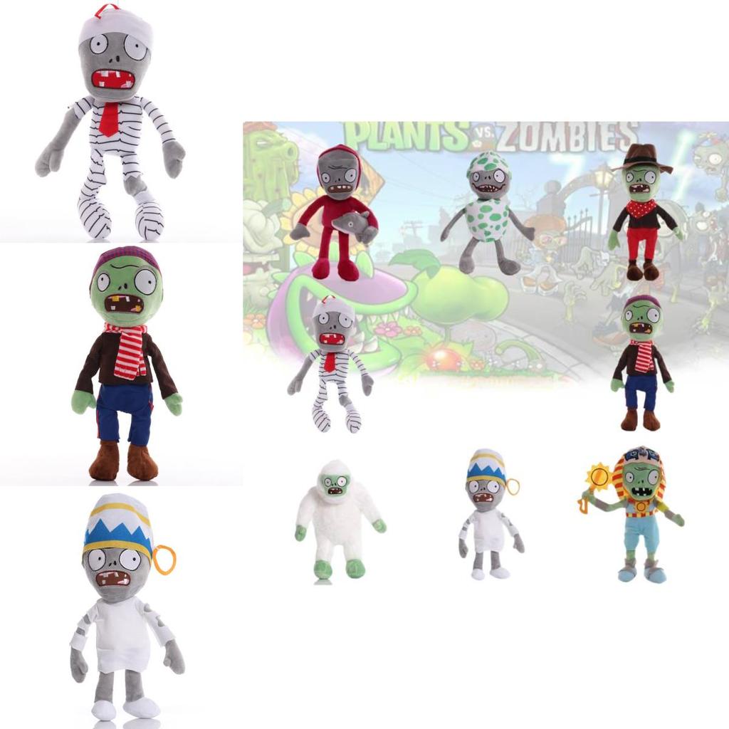 Atacado Boneco de Pelúcia Planta Zumbi Brinquedo Infantil Pingente Transfronteiriço
