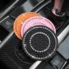 New Fashion Diamond-set Coaster Universal Car Coaster Washable Heat Insulation Anti-scald Water Cup Non-slip Mat Car Interiors