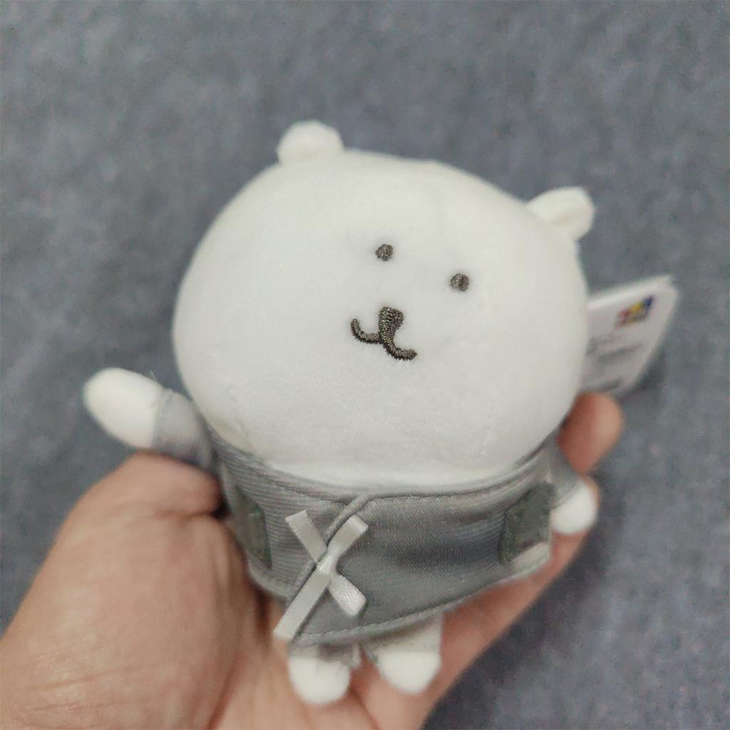 Self Deprecating Bear Plush Toy With Black Cat Costume For Gifts And Decor