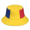 Romania Fisherman Hats Free Custom Made Name Number Photo Bucket Cap Nation Flag Ro Romana Romanian Country College Headgear