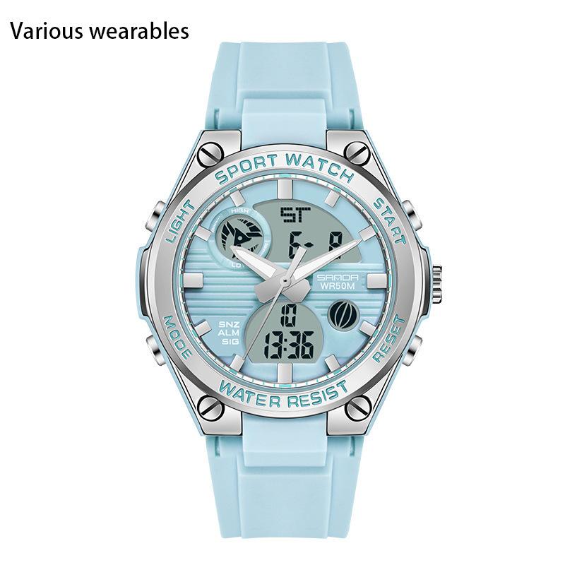 New Harajuku Style Skull Waterproof Men's Electronic Multi-Function Electronic Watch Outdoor Sports Men's Watch