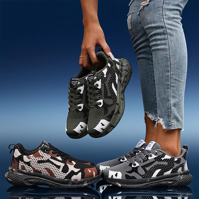 Men's Shoes Camouflage Sports Shoe Breathable Anti Slip Outdoor Hiking Shoes Green Summer 2025 Designer Shoes Train Elegant