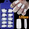 120Pcs Short Square Wine Red Press on Nails Classic Vintage Red False Nails Full Cover Acrylic Fake Nails DIY Wearable Nail Tips