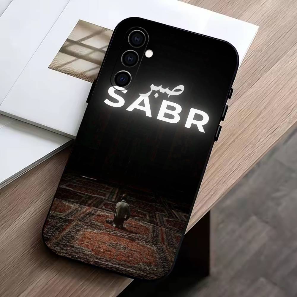 SABR PATIENCE  Phone Case For Samsung Galaxy A73,A72,A71,A70,A53,A52,A51,Others Soft Black Cover Samsung a21