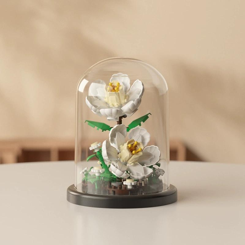 

Сделай сам MOC Цветочная композиция Пылезащитный чехол Тюльпан Роза Подсолнух Растения Суккуленты Сады Строительные блоки Модель Детские наборы Наборы Игрушки