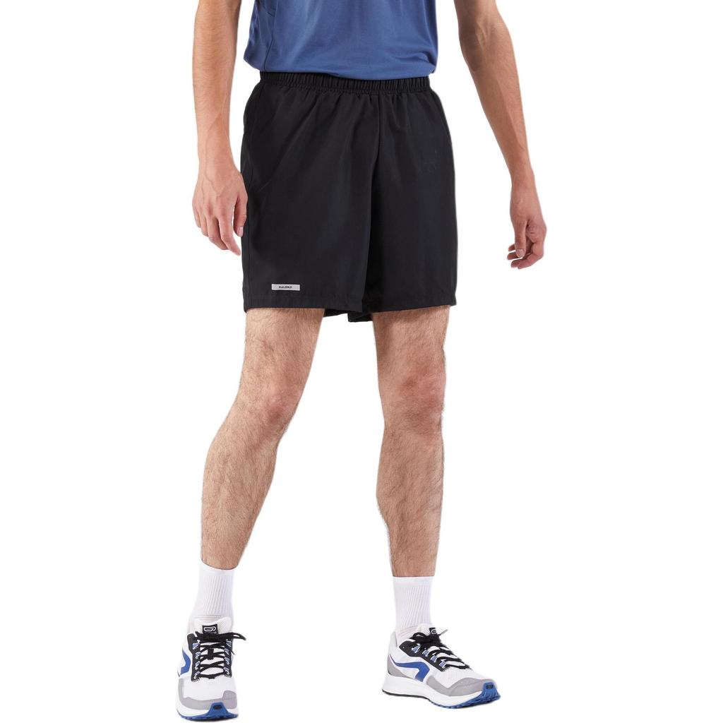 Decathlon 100 Lightweight and Breathable Lace-up Casual Shorts Men's Black
