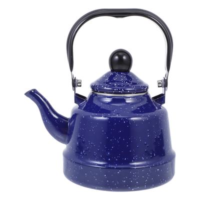 Enamel Kettle Vintage Water Hot Coffee Teapot Practical Household Serving Jug Office