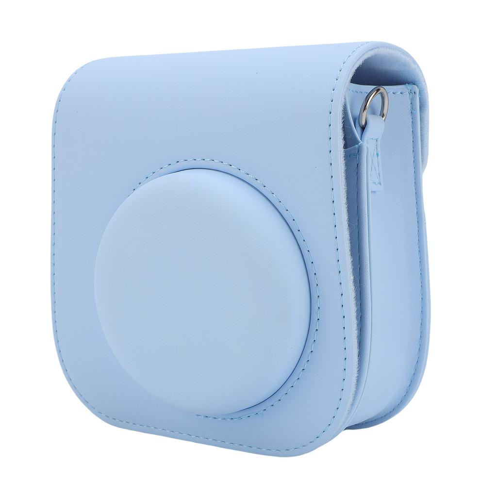Protective Case Fit for Fujifilm Mini12 Mini11 Camera PU Leather Instant Camera Storage Bag with Shoulder Strap