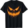 Scary Spooky Jack O Lantern Face Pumpkin Halloween Men Boys T-Shirt for Men Women Anime Clothes  Daily Four Seasons