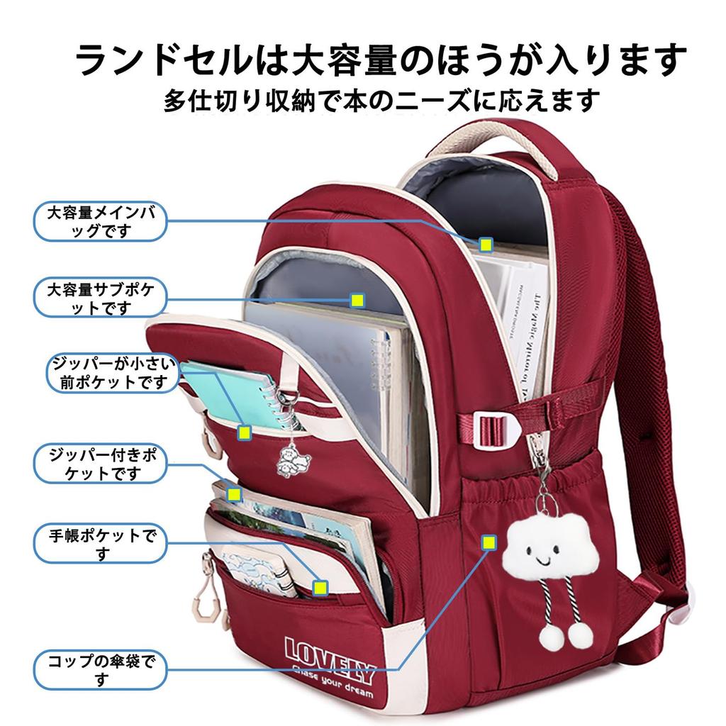 SAIA TIAN School Backpack for Elementary School 35L Large Capacity 3D Back Protection Waterproof Oxford Lightweight Students, [Doctor Recommended],