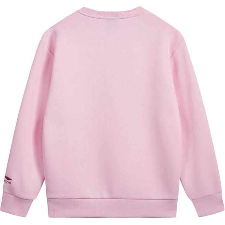 Li Ning Sweatshirt Early Lotus Pink Teenagers YWDV591-2