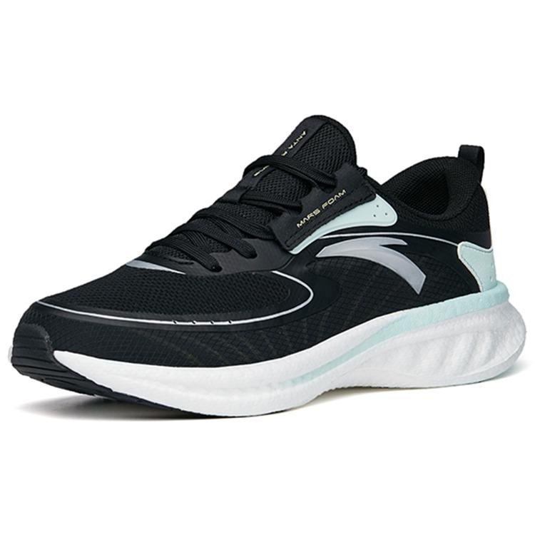 Anta Running Collection Sports Lightweight Breathable Cushioning Low top Running Shoes Women's Black Blue 122215552-4