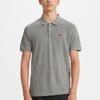Levis Embroidered Cotton Polo Shirt Men Tops Gray 35883-0004