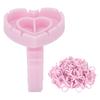 100pcs Disposable Lash Glue Holder Ring Cup Eyelash Extensions Quick Blossom Cups