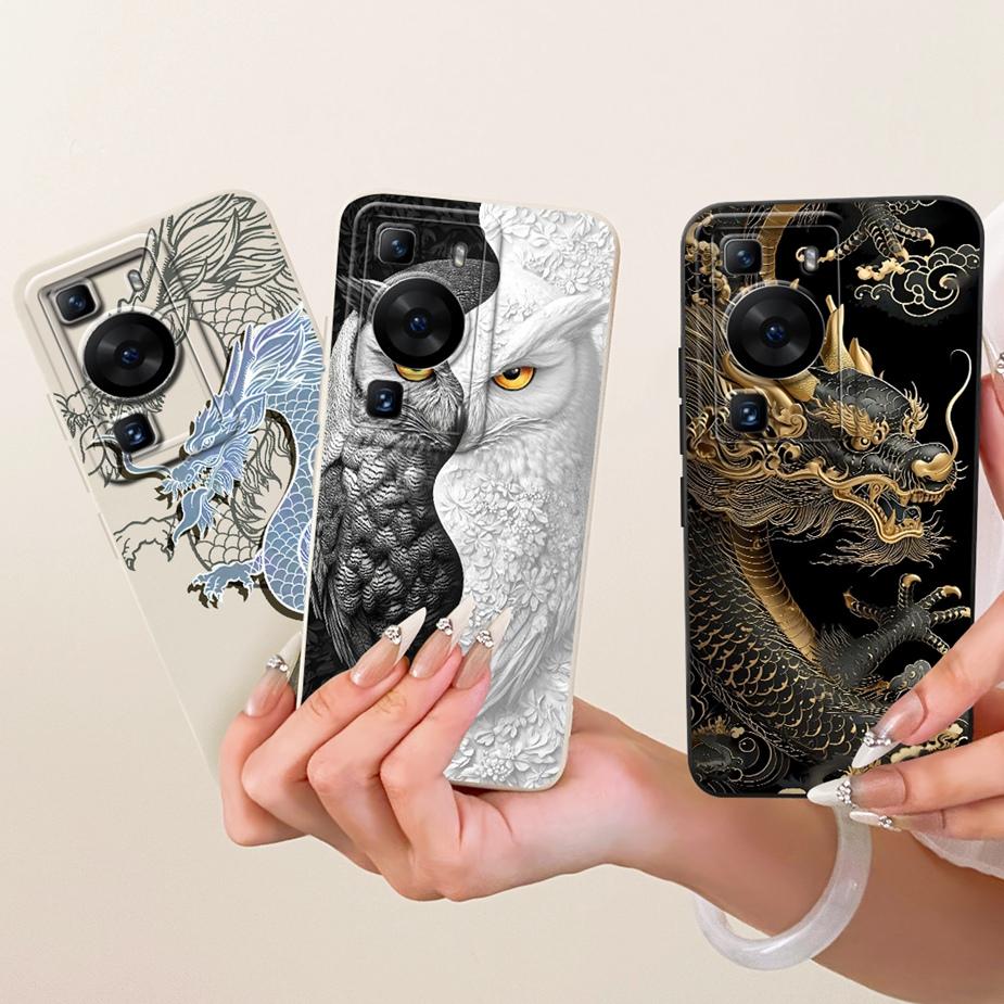 For Huawei P60 Pro Case MNA-AL00 New Luxury Candy Painted Cover Soft Silicone Case For Huawei P60 Art P 60 Pro P60Pro Funda Bags