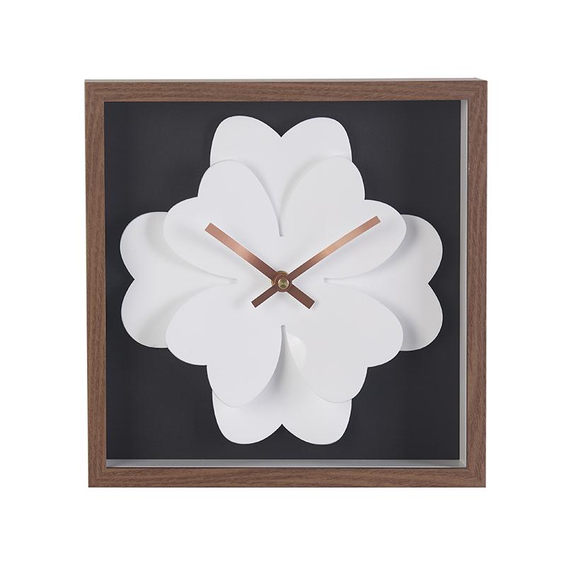 

Бесшумные настенные часы Креативные настольные часы в виде цветка Современные трехмерные лепестковые декоративные часы Эстетическое украшение для гостиной