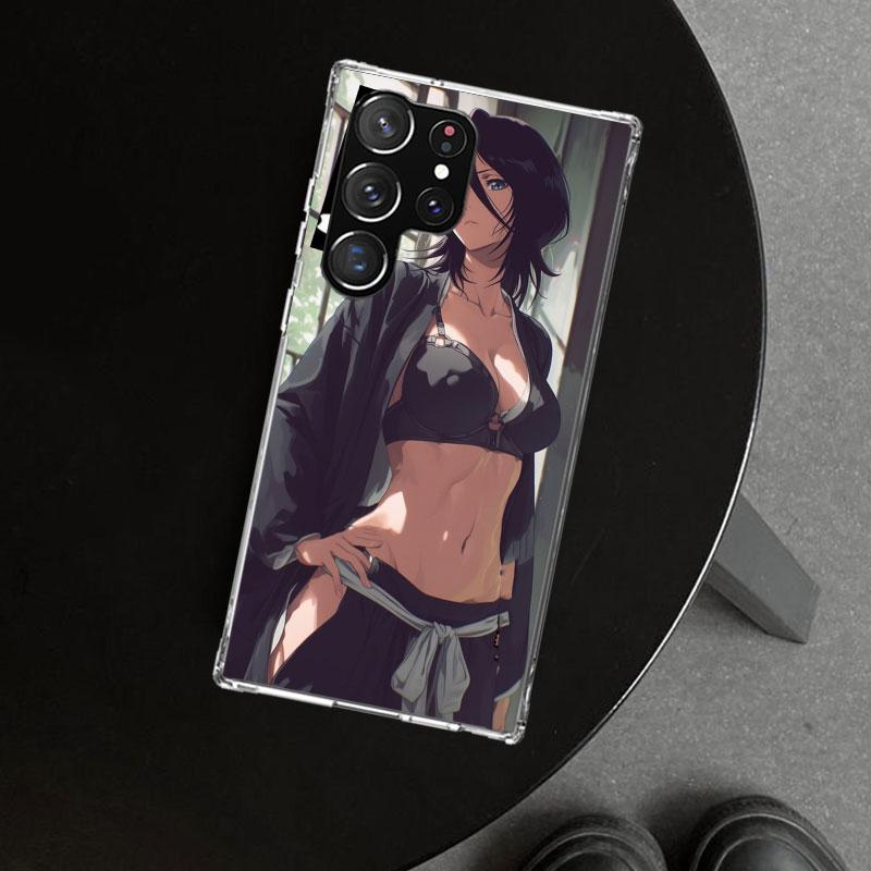 Bleach Kuchiki Rukia Phone Case Cover for Samsung Galaxy S26 S25 Edge S24 S23 Ultra S22 Plus S21 FE S20 + Art Customized Fundas
