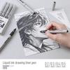 Blue Fine Liner 0.2mm Waterproof Smudge-Proof Quick-Drying Art Pen for Outlining and Drafting