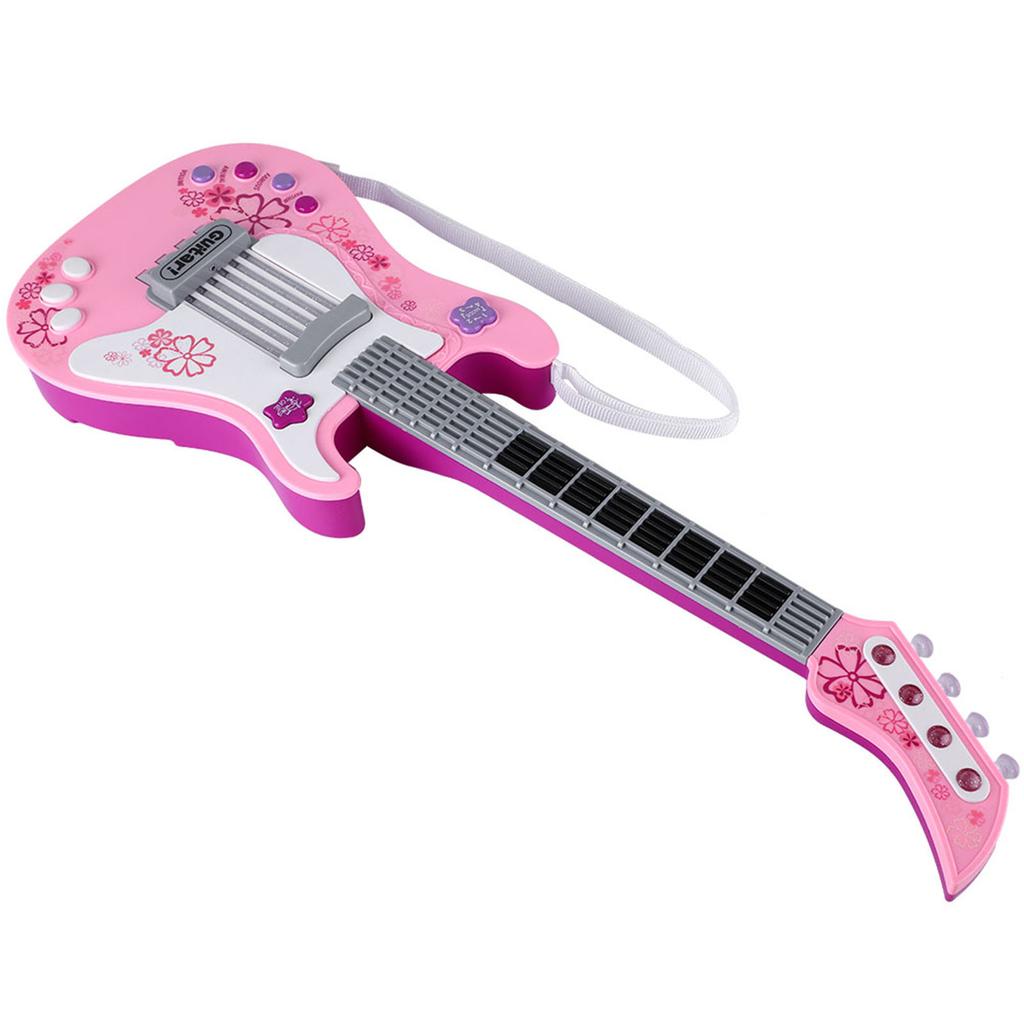 Multifunctional Kids Bass Guitar Toy Children Light Musical Instrument Toy