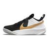 Nike Team Hustle D10 GS Black Metallic Gold Kids Sneakers White Photon-Dust CW6735-002