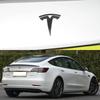 For Tesla Model 3 Model Y Car Logo Badge Car Front Grille Rear Trunk Emblem Head Front Rear Boot Tailgate Sticker Auto Accessory
