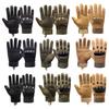 1 Pair Outdoor Gloves Touchscreen Compatible Full Finger Gloves with Soft Knuckle Protection