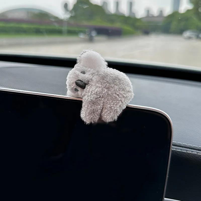 

1PC Koala ornament on the center console screen inside car adjust doll animal Interior Air outlet Rearview mirror originality CN