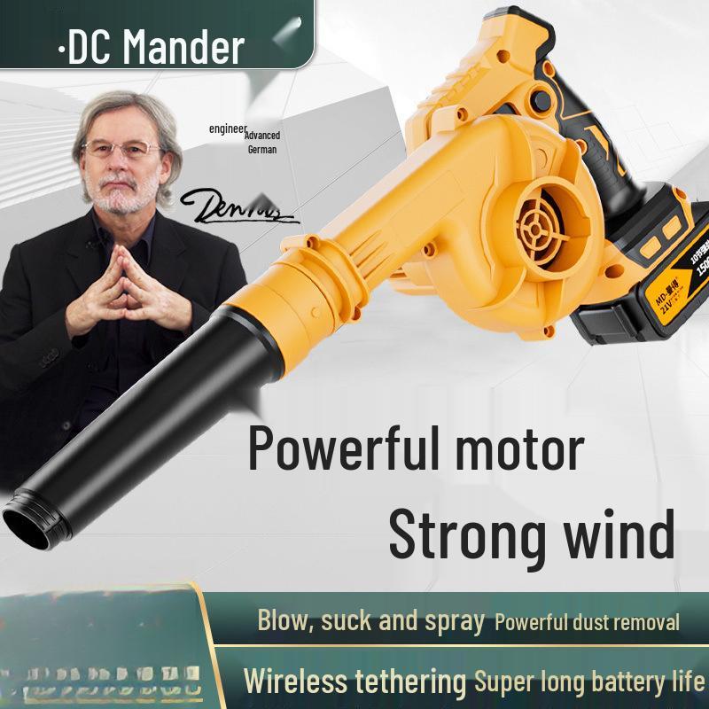 High-Power Rechargeable Lithium-Ion Blower and Vacuum Cleaner with Free Shipping