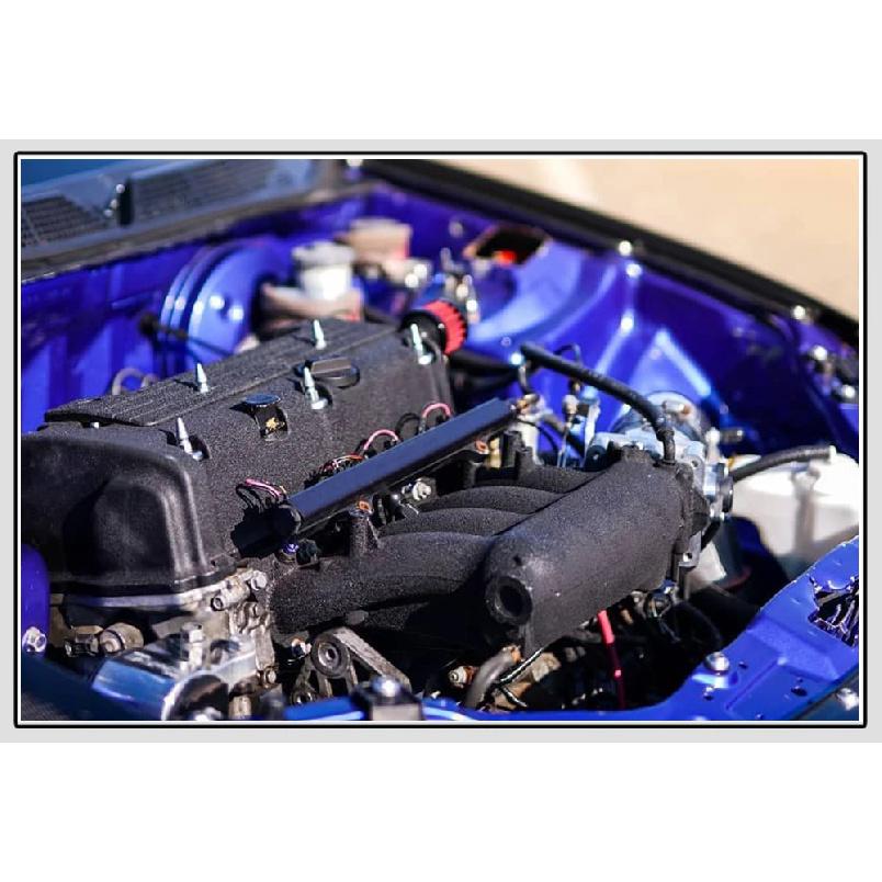 Aluminium K Series Heavy Fuel Rail Kit High Flow Injection Fuel Rail For Honda K20 K24 RSX Civic Si ,Integra EP3 With Oil Gauge