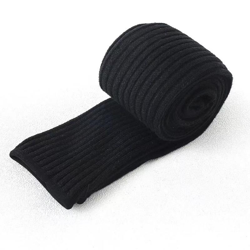 

Утолщение Удлинение бедра высокие носки Носки с рукавами Длинные носки выше колена Зимние леггинсы Носки для йоги Компрессионные носки One Size чёрный