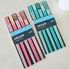 5 Pairs Reusable Plastic Chopsticks BPA-Free Dishwasher-Safe Non-Slip Fiberglass Chopsticks Chinese Japanese Chopstick Gift Set