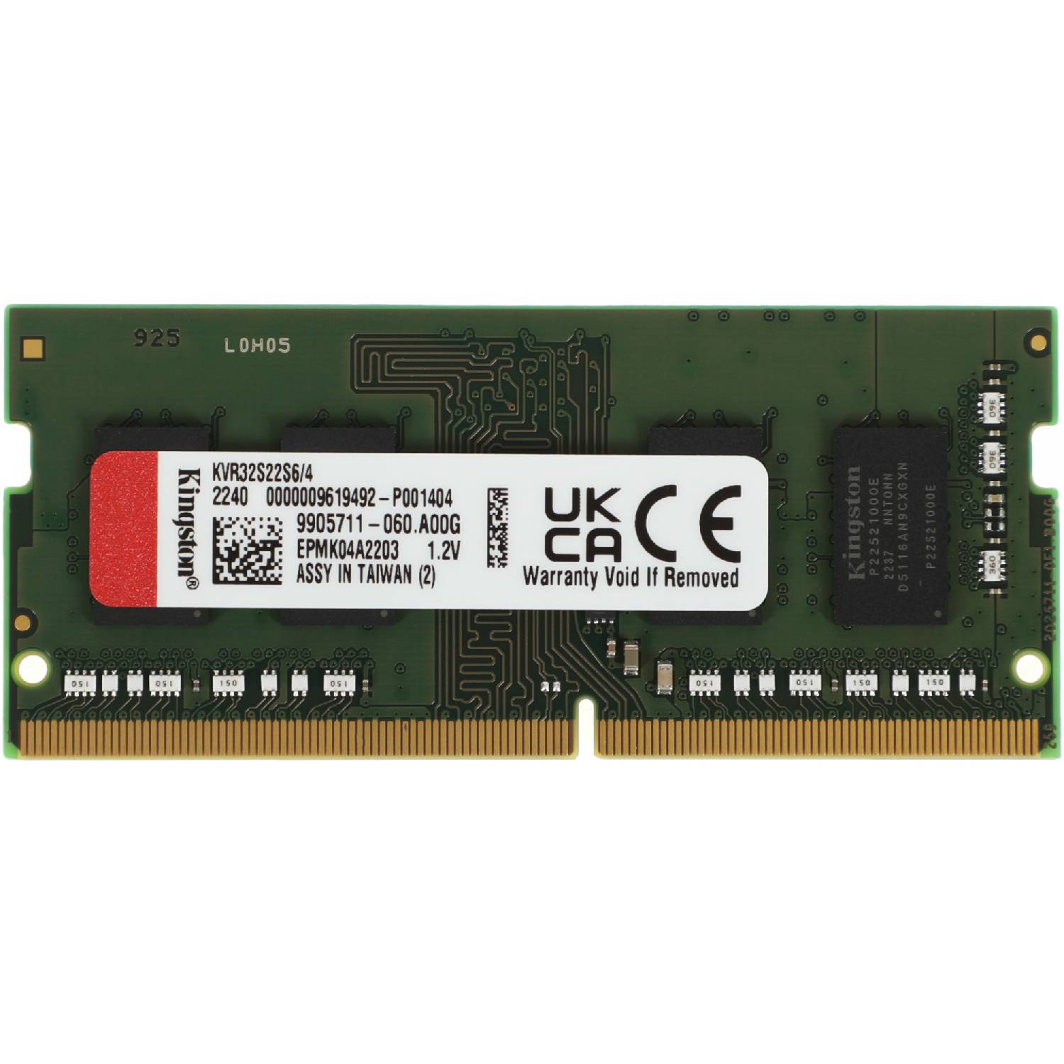 

Ram Memory Kingston Valueram Kvr32s22s6 4