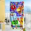 Numberblocks Customizable Name Beach Towel Quick-Dry Soft Microfiber Ideal for Travel Outdoor Swim Pool Yoga Surf Camping Hiking Gym Gift Holiday
