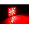 2"Trailer Truck Hitch Towing Receiver Cover 15 LED Brake Light Cover with Pin