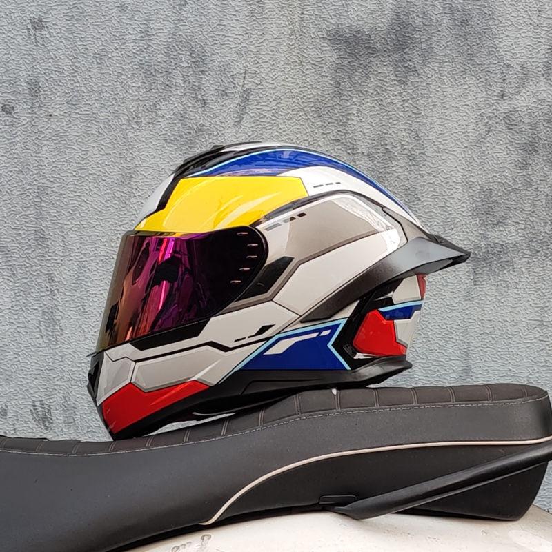 

Orz Motorcycle Helmet Full Face Helmet 3c Certification Bluetooth Personalized Four Seasons General Motorcycle Outdoors Helmet L