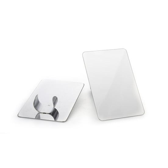 Multifunctional Makeup Palette Mixing DIY Stainless Steel Paint Palette Tray Mixing Rod Spatula Set for Beauty