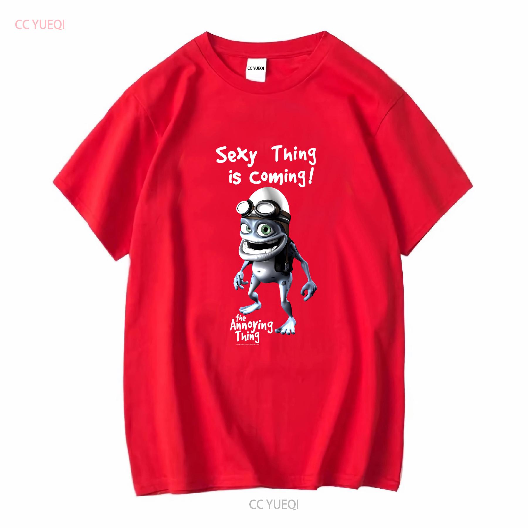 

Vintage y2k Axel F Crazy Frog t shirt long sleeves vintage Washed Soft homme fashion Top For Everyday Wear Stretched S