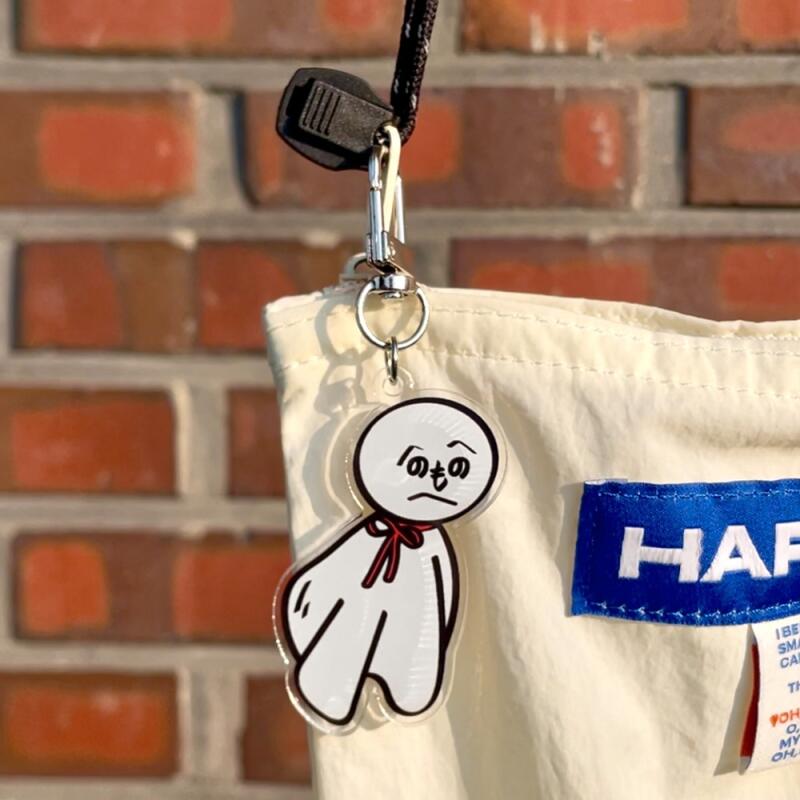 Rain-free good luck charm Teruterubozu keychain weather fairy 2 types 1. Teruterubozu