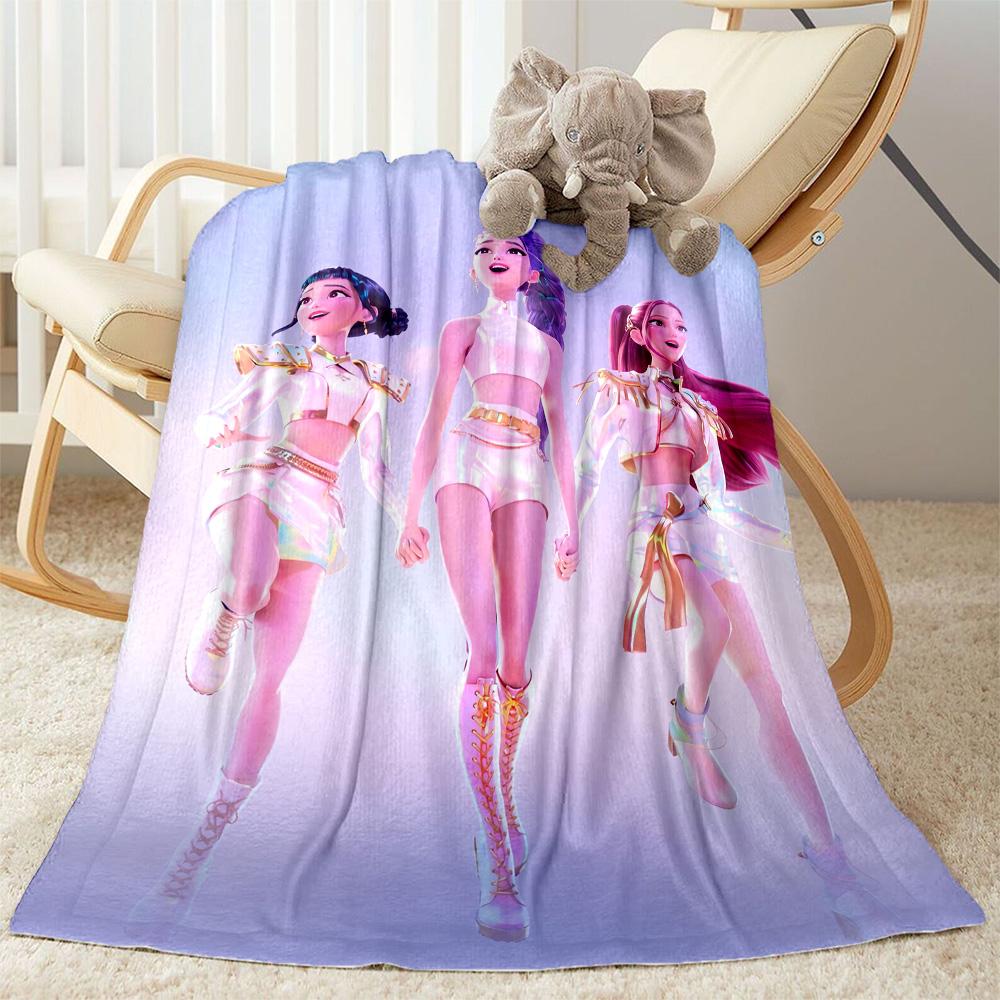 Cyberpunk Heroes Unite Blanket Soft Warm Cozy Suitable for Livingroom Couch Bedding for All Occasions Modern Style
