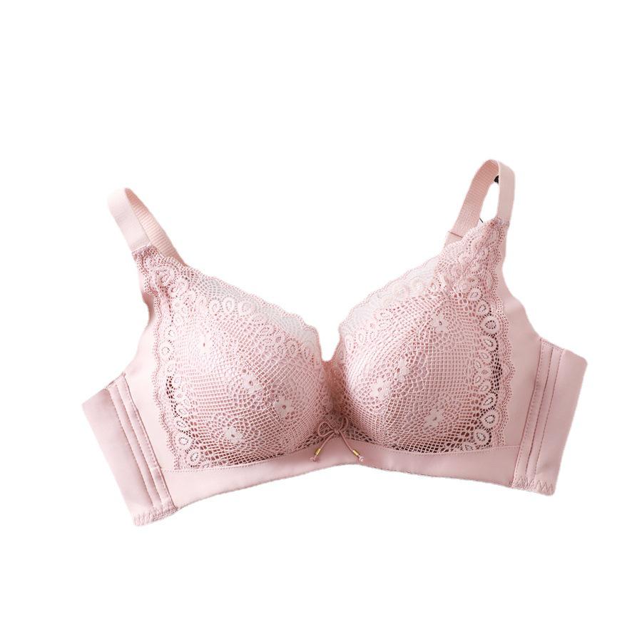 Ultra-Thick 8CM Cup Anti-Sagging Bra for Small Chest - Women's Gathered & Adjustable Design