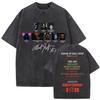 The Weeknd XO Tour Vintage Washed T Shirt Men's Women Pop Music Short Sleeve T-Shirts Rap Hip Hop Gothic Clothing T-shirts