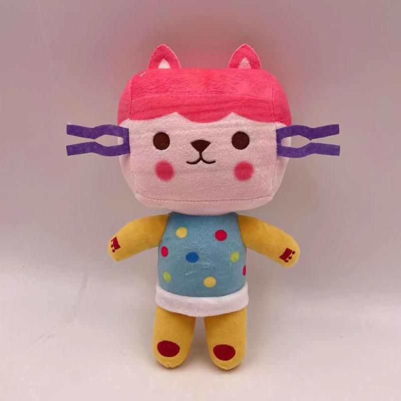 Dollhouse  Plush  Toy Colored Various Types Cat Figures Soft Dolls Surprise Gifts For Kids