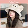 Plush Cute Fisherman Hat With Big Eyed Embroidery And Ear Design Daily For