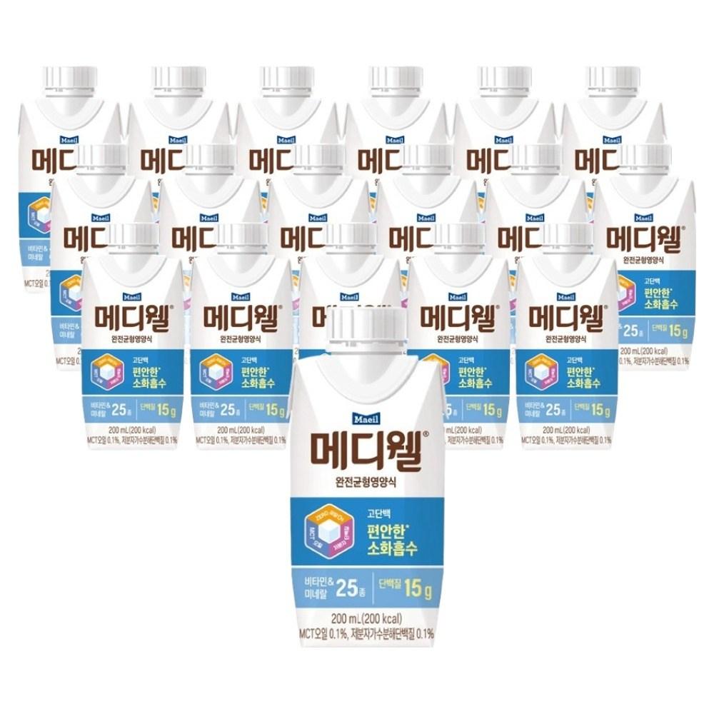 Mediwell High-Protein Complete Balanced Nutritional Meal 200ml 18 pcs Ingredients: may be subject to change at the | 200ml 18 pcs