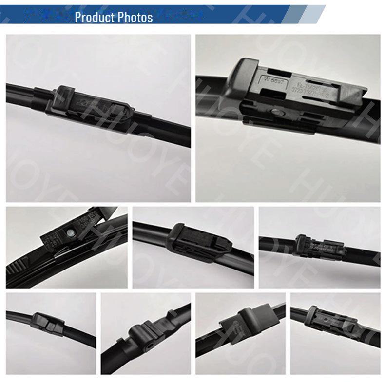 Universal Boneless Wiper Strips with Automatic Water Spray for Tesla Models